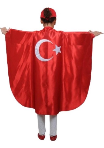 Gala Ay Yıldız Baskılı Çocuk Pelerin