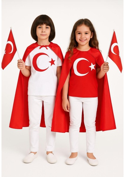 Gala Ay Yıldız Baskılı Çocuk Pelerin modelleri