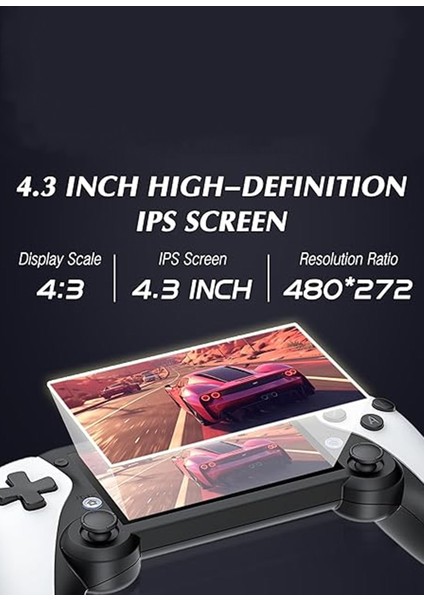 4.3 Inç Kablosuz Retro Video Oyun Konsolu HDMI Çıkışlı Taşınabilir Atari 20.000 Oyun 3000 Mah