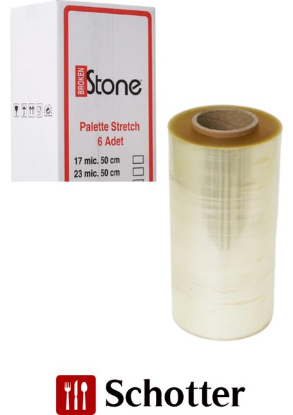 Polietilen Streç Film – 30 cm x 1500 mt – 8 Mic (1 Adet)