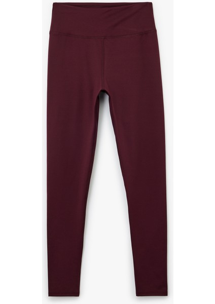 Slim Fit Yüksek Bel Spor Tayt