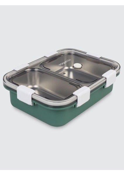 BL50442 800ML 2 Bölmeli Çelik Saklama Kabı