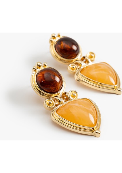 Sallantılı Taş Detaylı Vintage Küpe modelleri