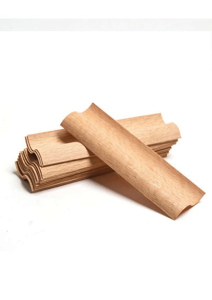 S Model Ahşap Mum Fitili ve Yapışkanlı Fitil Sehpası 30 Adet ( 20 mm x 100 mm x 0.5 mm ) fiyatları