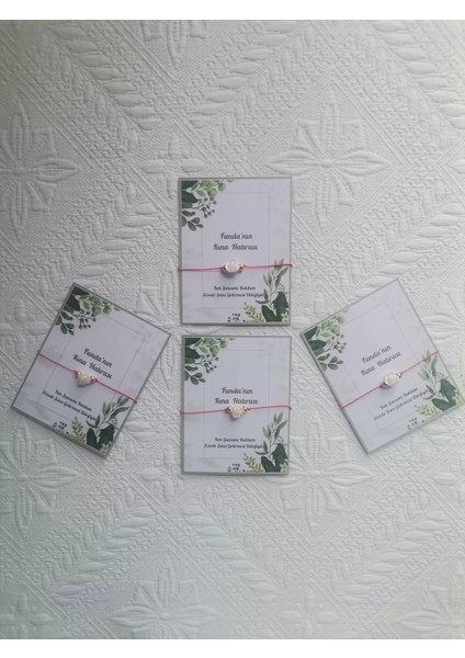 24 Adet Kişiye Özel Gül Inci Model Düğün Nikah Nişan Söz Kına Hatırası Dağıtmalık Hediyelik Bileklik indirimleri