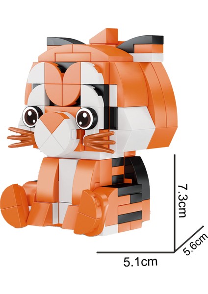 Blok Hayvan Figürleri - Kaplan 148 Parça fiyatları