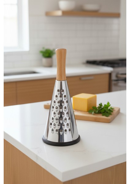 Ahşap Saplı Paslanmaz Çelik Rende 24 cm fiyatları