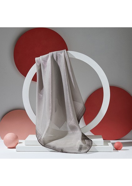 Çizgili Kehribar Eşarp