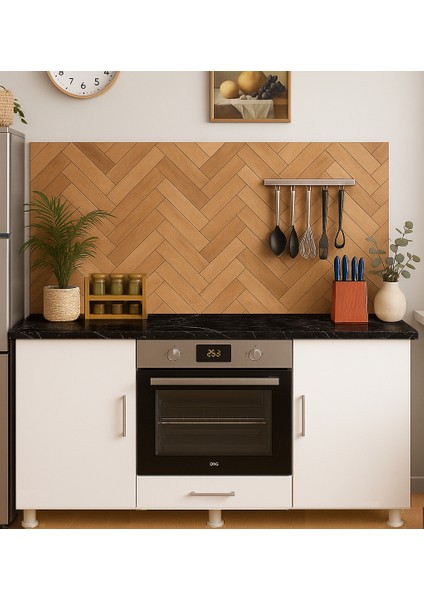 140 Cmlik Ankastre Dolabı, Kahve Köşesi, Çok Amaçlı Dolap