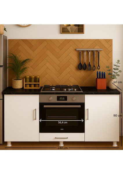 140 Cmlik Ankastre Dolabı, Kahve Köşesi, Çok Amaçlı Dolap fiyatları