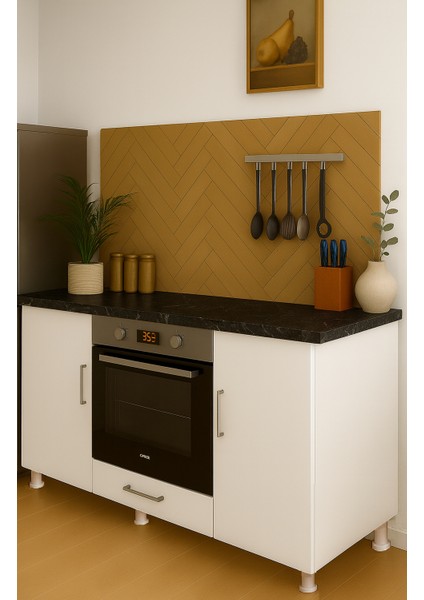 140 Cmlik Ankastre Dolabı, Kahve Köşesi, Çok Amaçlı Dolap fırsatları