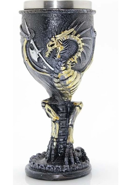 Ejderha Tasarımlı Paslanmaz Çelik Kadeh Bardak fiyatları