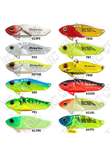 Strike Pro JG-005 C Cyber Vibe 4,5cm 9,1gr Vibrasyon Yem fiyatları