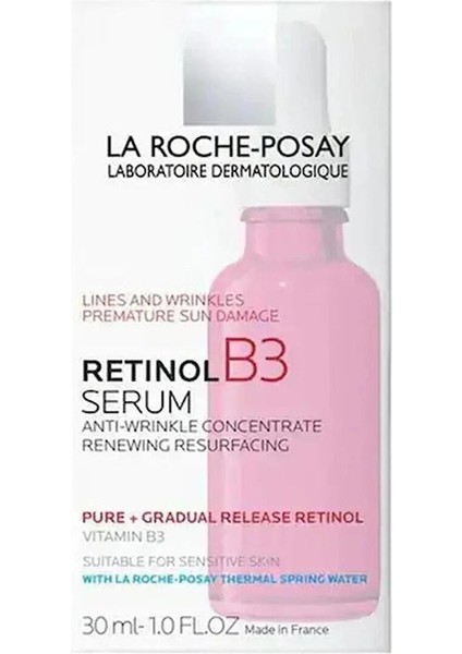 La Roche Posay Retinol B3 30ML Kırışıklık Önleyici Konsantre Serum