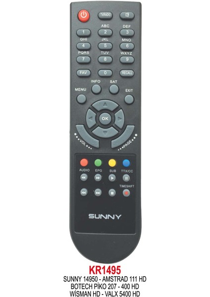 Piko 207-400 Hd Uydu Kumandası