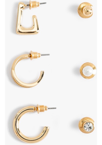 6'lı Çelik Top ve Halka Küpe Seti fiyatları