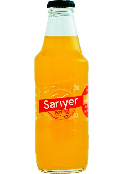 Gazoz Portakal 200 ml Cam Şişe (24’lü Kutu) – Ferahlatıcı Portakal Lezzeti