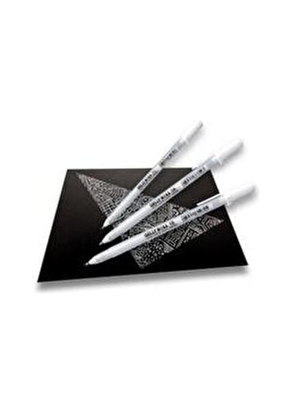 Gelly Roll Beyaz Jel Kalem Basıc Model 50 Sanatsal Çalışmalar İçin modelleri