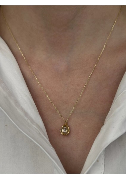 14 Ayar Altın Sarmal Kafes Kolye 439 fiyatları