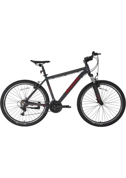 Atlas 26 V Fren 43 cm Parlak Gri Kırmızı Mtb Dağ Bisikleti
