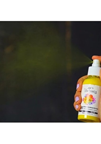 Yeşil Sprey Kumaş Boyası Canlı Renkler 100 ml Kendi Tarzınızı Yaratın modelleri