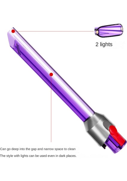 V12/V10 Ince/dijital Ince Aralık Memesi Aracı + Alt Adaptör Yedek Akülü Elektrikli Süpürgeler Eki (Yurt Dışından) fiyatları