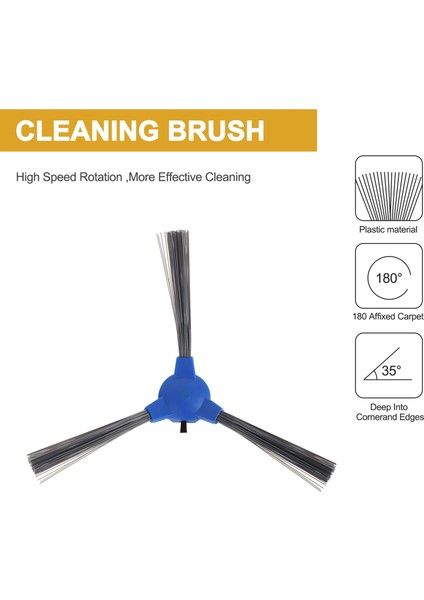 Sıcak Yan Fırça Değiştirme Robovac 11S 15T 30 30C 15C 12 25C 35C Robot Vakum Parçaları Aksesuarları (Yurt Dışından) modelleri