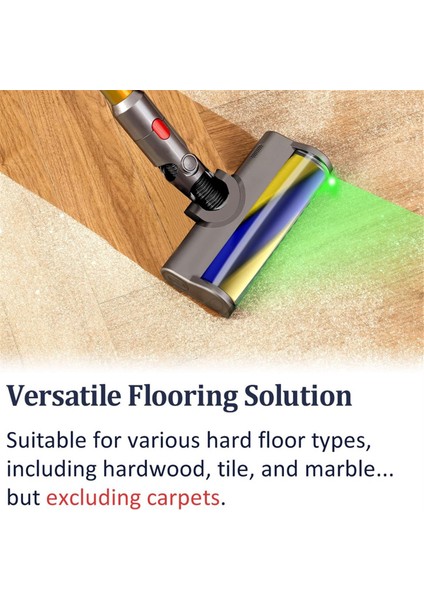 Gen5 Detect Kablosuz Süpürge Aparatları Için Toz Algılama Işıklı Sert Zemin Fırça Başlığı (Yurt Dışından) fırsatları