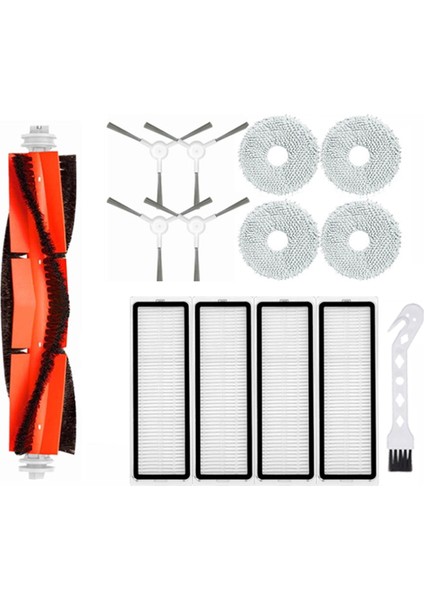Robot Vakum S10 + / S10 Artı B105 Ana Yan Fırça Hepa Filtre Paspas Bez Bez Parçaları Için 14 Adet Yedek Parçalar (Yurt Dışından)