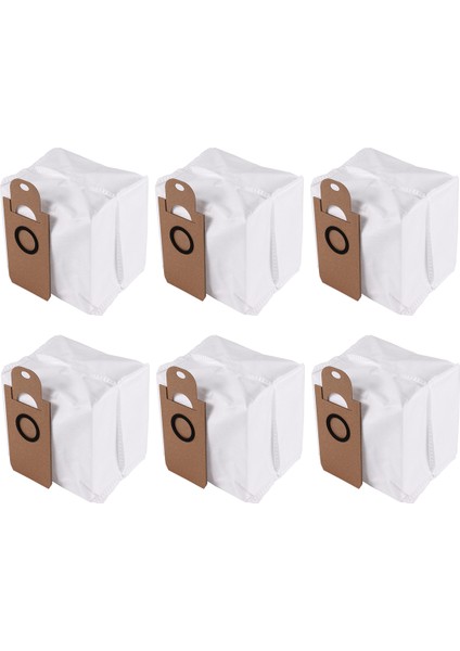 A90+ Kendiliğinden Boşalan Robot Süpürge Için 6'lı Yedek Toz Torbası (Yurt Dışından) fiyatları