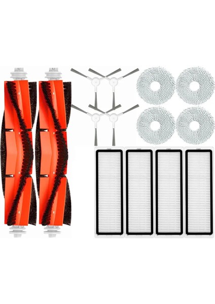 Robotlu Vakum Için S10 + / S10 Artı B105 Ana Yan Fırça Hepa Filtre Paspas Bez Bez Elektrikli Süpürge Parçaları (Yurt Dışından)