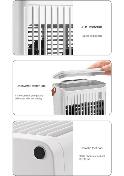 5 Hızlı Hava Soğutucu Nemlendirici Taşınabilir Klimalar 7 Renk Işık Kişisel Klima Fan Oda Ofis (Yurt Dışından) fırsatları