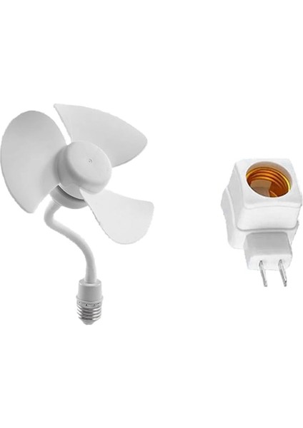 E27 Vidalı Evrensel Fan, 3 Bıçak E27 Iplik Taban Tavan Fanı, Düşük Gürültü Soğutma Fanı, E27 Iplik Tavan Fanı (Yurt Dışından)