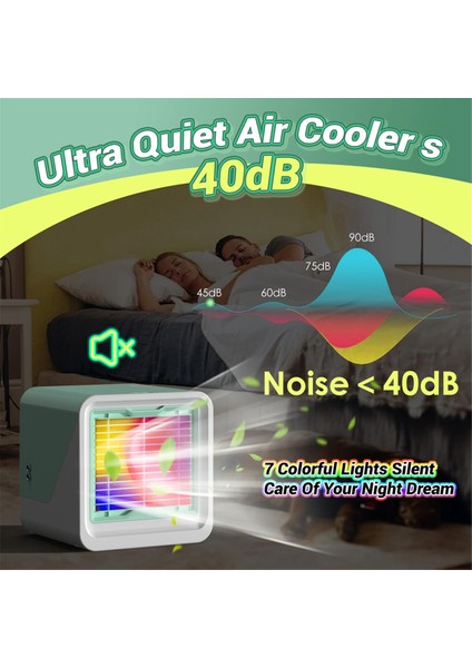 Taşınabilir Klima Fanı 3 Arada Nemlendirilmiş Mist Sprey Fan 7 Toplu Hafif Hava Soğutucu Kişisel Klima Masa Masası Fan (Yurt Dışından) fırsatları