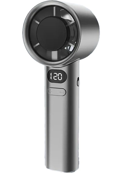 120 Gear Handheld Fan Taşınabilir 120 Rüzgar Hızı Mini Bladess El Fanları Şarj Edilebilir Ofis USB Electric Fan (Yurt Dışından)
