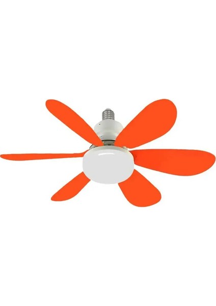 Tavan Fanında Tavan Fanları E27/26 Soket Vidası Tavan Fanı Soket Fanı Işıklı Tavan Fanlar Turuncu, B (Yurt Dışından)