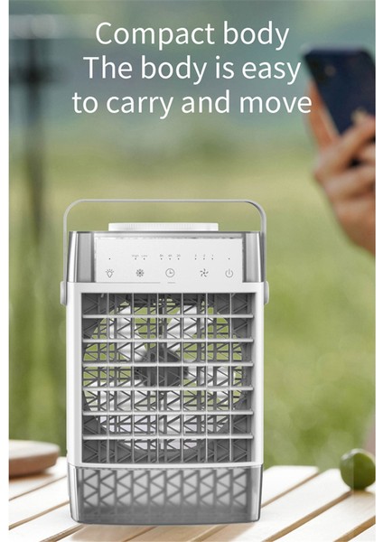 Taşınabilir Klimalar 4 In-1 1000ML Hava Soğutucu 7 Renk Işıkları Oda Ofisi Için Kişisel Mini Saç Kremi Fan (Yurt Dışından) indirimleri