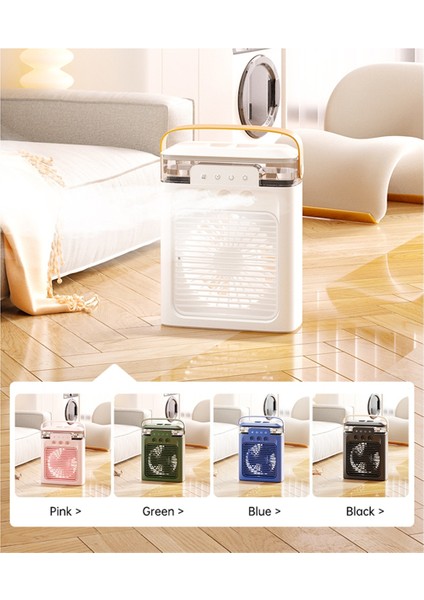 Taşınabilir Klima Fanı Mini Evaporatif Hava Soğutucu Renkli LED LED Işık Modları Masa Masası Güncellik Seçeme (Yurt Dışından)