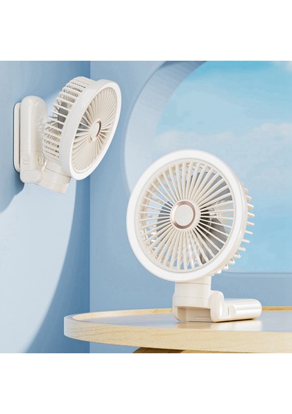 USB Şarj Edilebilir Tablo Fan Klipsli Tip Taşınabilir Mini Masa Fanı 360 Derece Dönüş Ayarlanabilir Klipsli Klips Fan (Yurt Dışından) modelleri