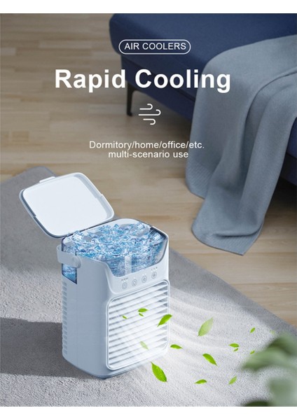 Taşınabilir Klimalar Fan Mini Klima 3 Hızlı Klima Oda Yatak Odası Ofis Masası Için Nemlendirici ile Hava Soğutucu (Yurt Dışından) indirimleri