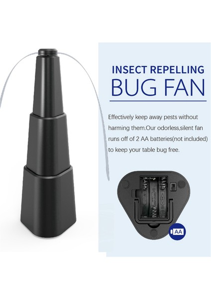 4pcs Kapalı Gıda Fan, Restoran, Parti, Piknik, Açık Akşam Yemeği (Siyah) Için Portatif Fan (Yurt Dışından) fiyatları