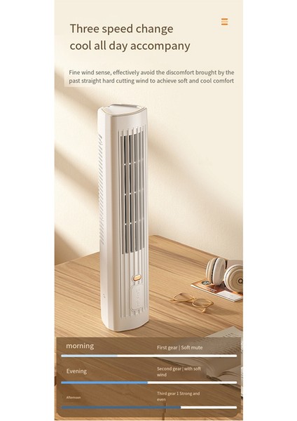 Taşınabilir Otomatik Uzak Klima, 3 Vitesli Elektrikli Fan Beyaz Olan USB Kişisel Klima Mini Saç Kremi (Yurt Dışından)