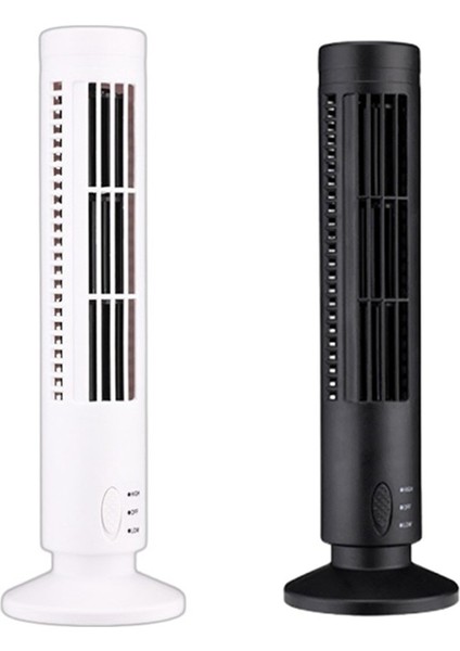 Tower Fan Mini Masaüstü Bladess Fan, Öğrenci Ofisi Ev Dikey Masaüstü Fan, Ev Ofis ve Yatak Odası Için Uygun (Yurt Dışından) fiyatları