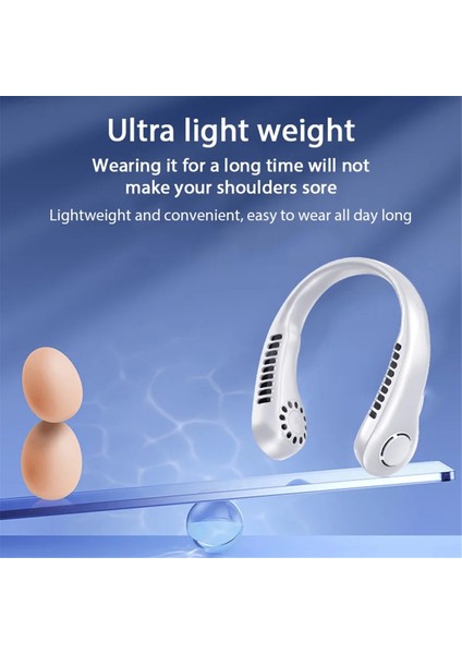 Yaprak Daha Az Boyun Asılı Küçük Fan USB Şarj Açık Portatif Taşınabilir Spor Boyun Asma Fan Esansiyel Yaz A (Yurt Dışından) fiyatları