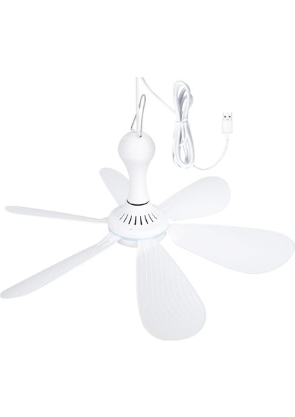 Sessiz 6 Kamp Yatağı Yatağı Çadır Için USB Powered Tavan Kanopi Fan Asma Fanı Bırakır (Yurt Dışından)