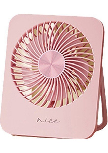 Açık Masaüstü Katlanır Mini Ince, Hafif, Sessiz, Yüksek Rüzgar, Taşınabilir Duvara Monte Küçük Fan Pembesi (Yurt Dışından)