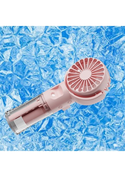 F4 Elde Taşınan Fan Humiding Fan Fan Asılı Boyun Fanı Katlanır Mini Handheld Fan, Pembe (Yurt Dışından) modelleri