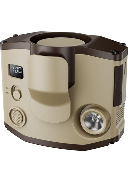 Taşınabilir Mini Bel Klips Fanı, 8000MAH Pille Çalıştırılan Elsiz Giyilebilir Kolye Fanı, Güçlü Soğutma Fanı Haki (Yurt Dışından)