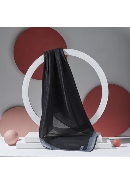 Çizgili Kehribar Eşarp