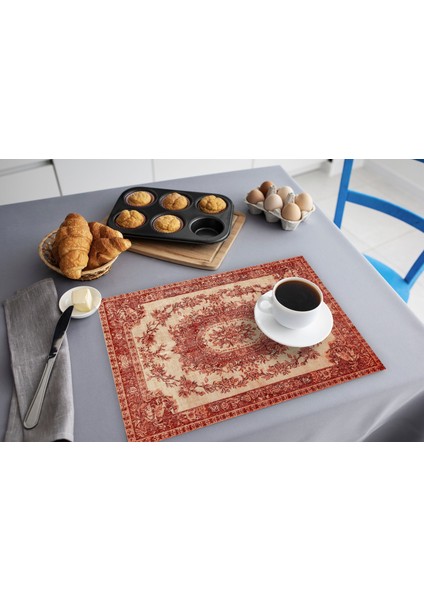 Desenli Kolay Temizlenebilir Masa Servisi